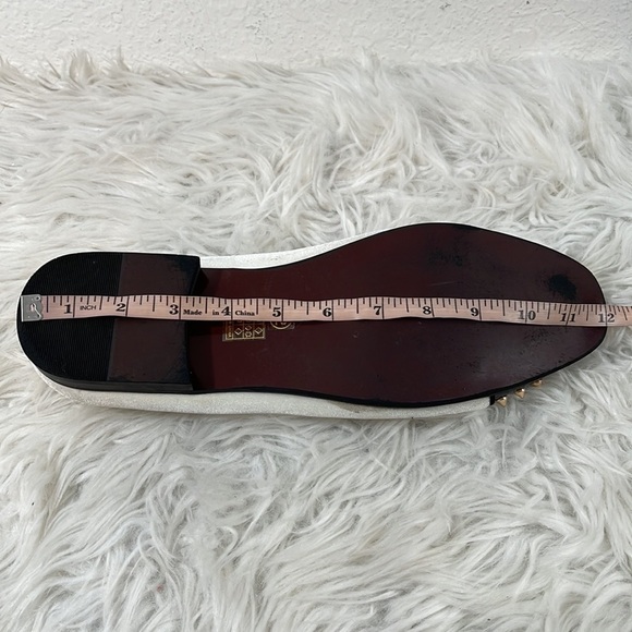 Meijiana Velvet Loafers Dress Shoes with Metal Embellishments Luxury Loafer 12 - Picture 13 of 16